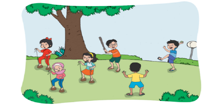 Detail Gambar Kartun Anak Sedang Bermain Nomer 3