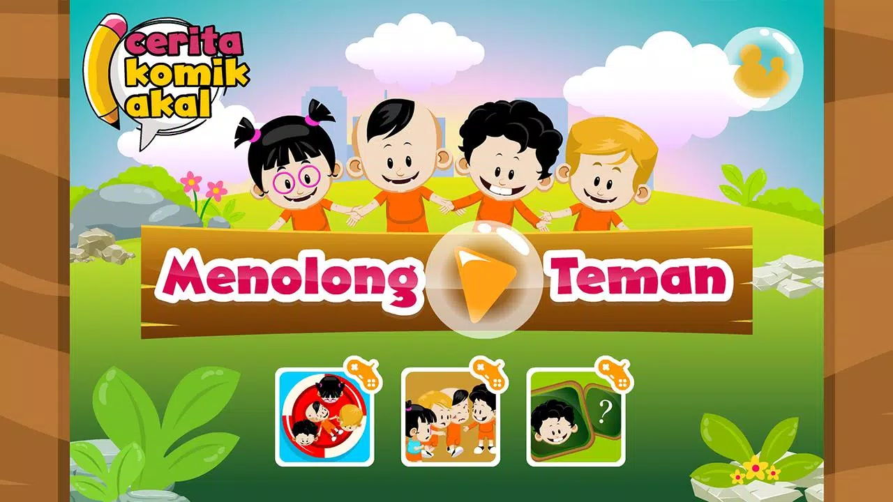 Detail Gambar Kartun Anak Sedang Menolong Temannya Nomer 20