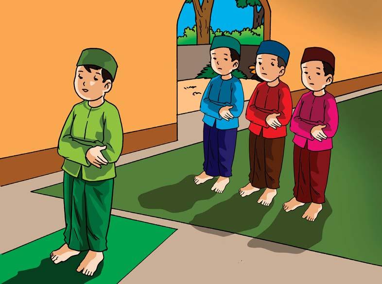 Detail Gambar Kartun Anak Sedang Sholat Nomer 19