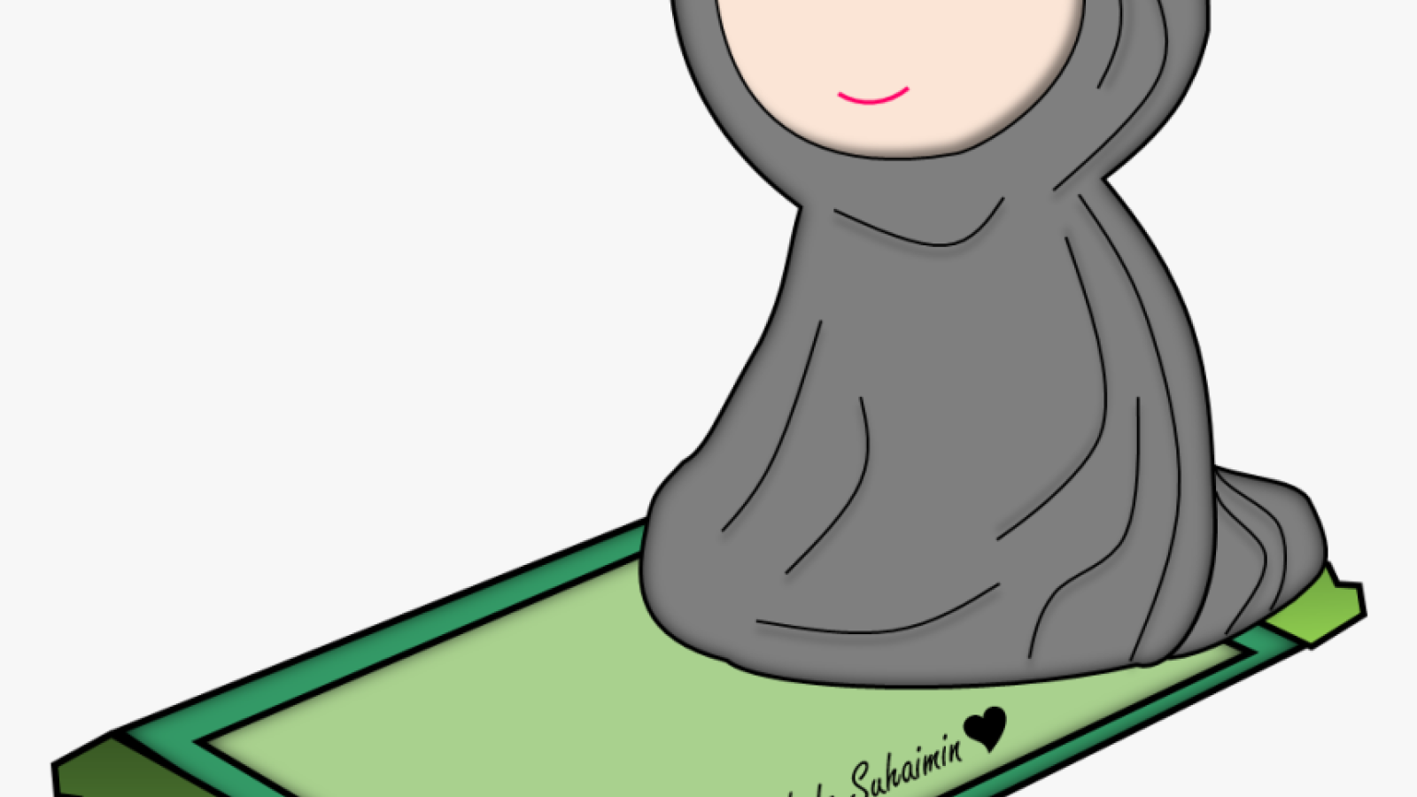 Detail Gambar Kartun Anak Sedang Sholat Nomer 21