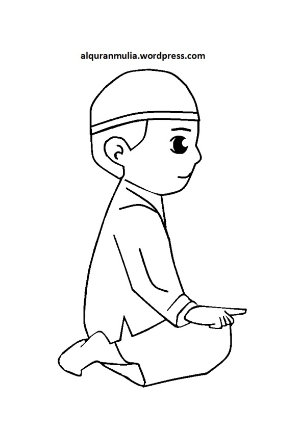 Detail Gambar Kartun Anak Sedang Sholat Nomer 33