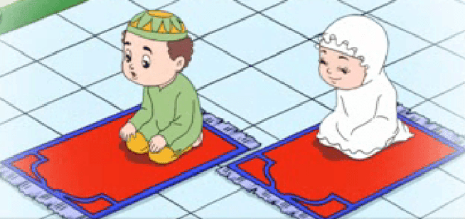 Detail Gambar Kartun Anak Sedang Sholat Nomer 46