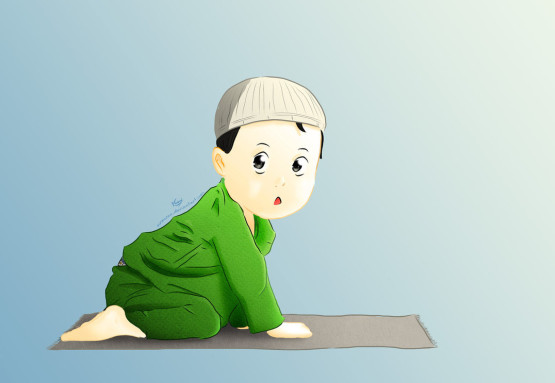 Detail Gambar Kartun Anak Sedang Sholat Nomer 49