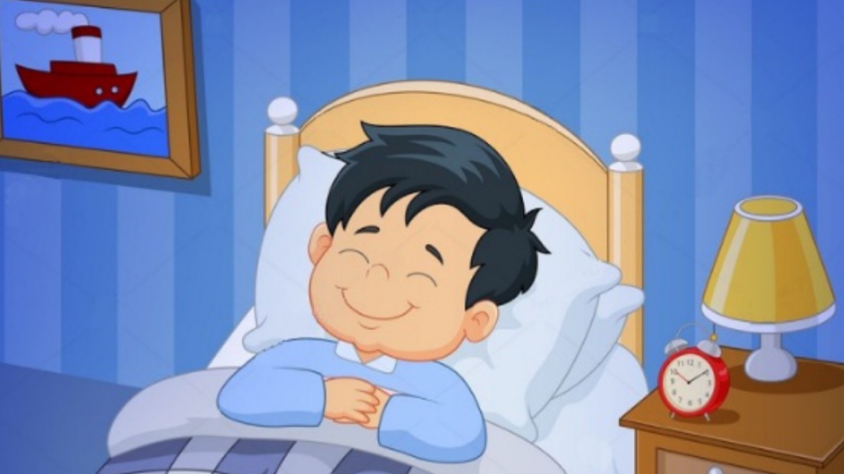 Detail Gambar Kartun Anak Sedang Tidur Nomer 4