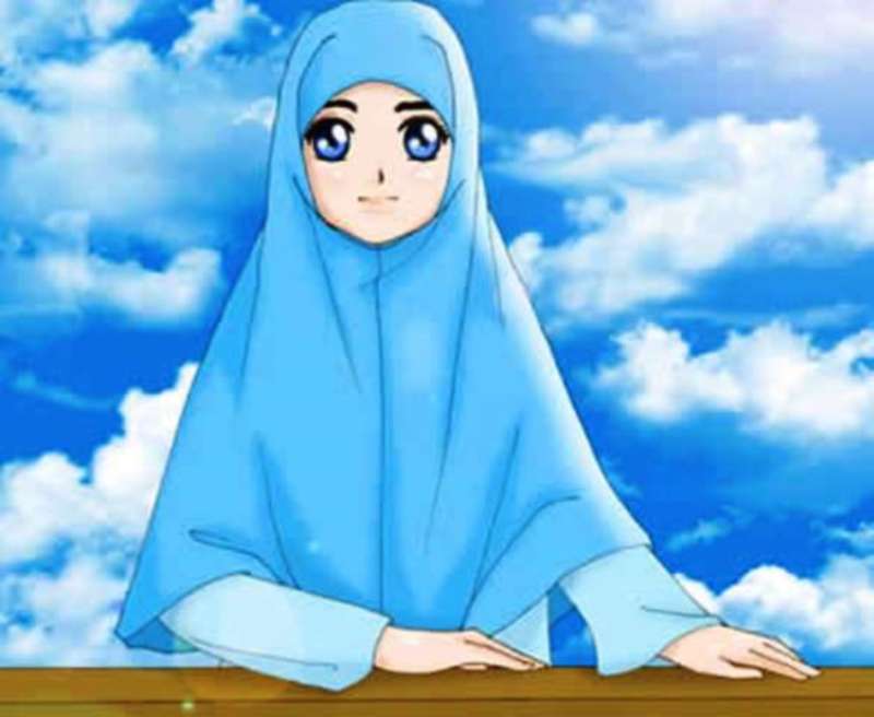 Detail Gambar Kartun Anak Sekolah Berjilbab Nomer 53