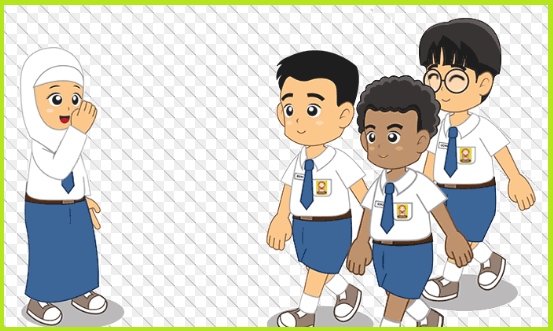 Detail Gambar Kartun Anak Sekolah Mts Nomer 6