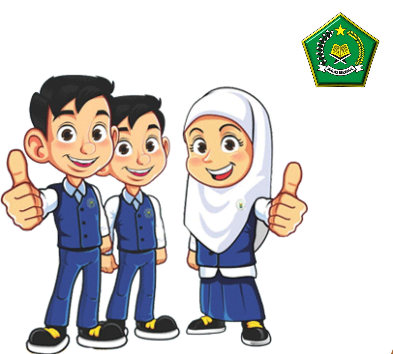 Detail Gambar Kartun Anak Sekolah Mts Nomer 9