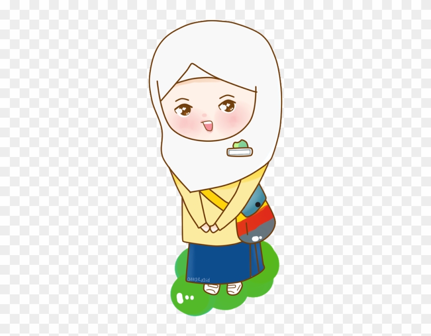 Download Gambar Kartun Anak Sekolah Muslim Nomer 30