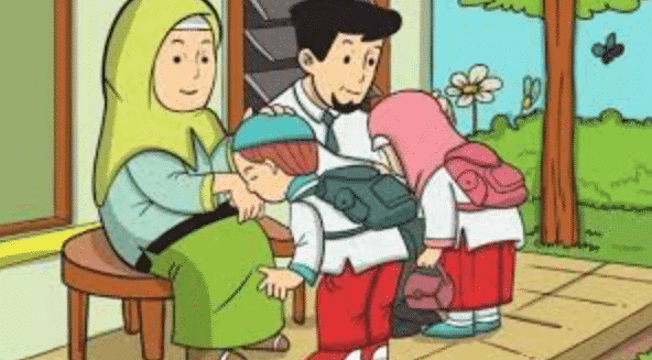 Detail Gambar Kartun Anak Sholeh Dan Sholehah Nomer 28