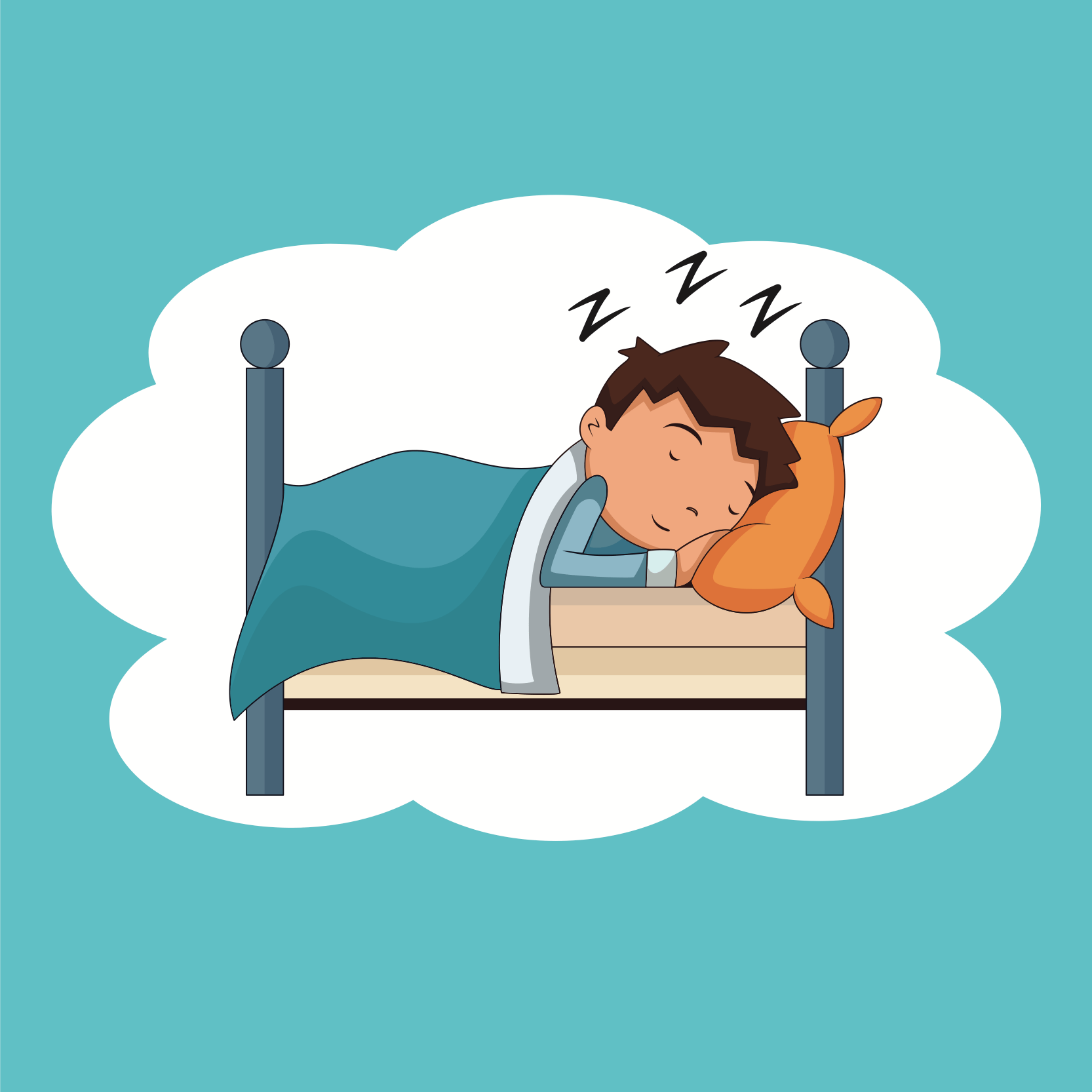 Detail Gambar Kartun Anak Tidur Siang Nomer 23
