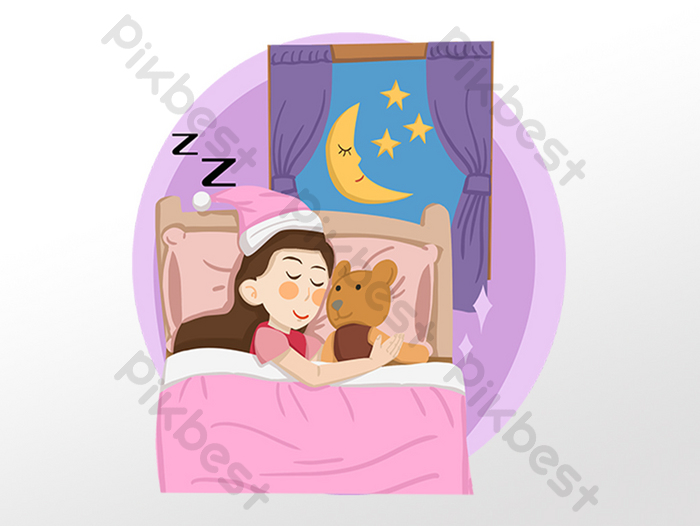 Detail Gambar Kartun Anak Tidur Siang Nomer 45
