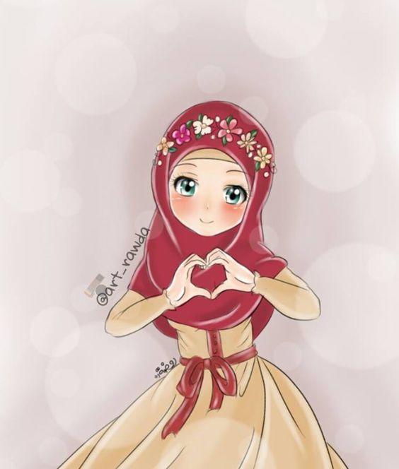 Detail Gambar Kartun Animasi Muslimah Nomer 30