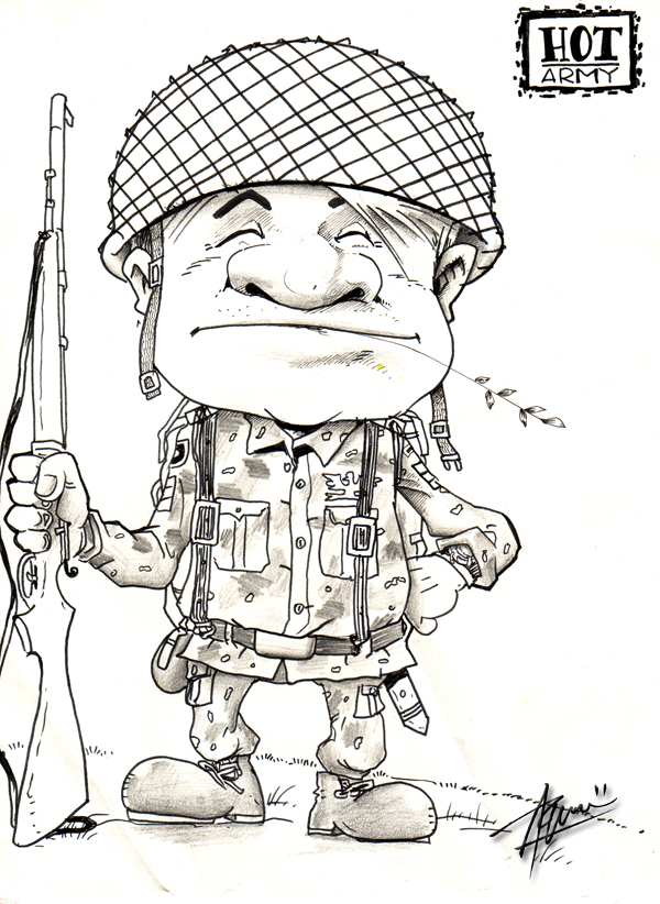 Detail Gambar Kartun Army Nomer 43