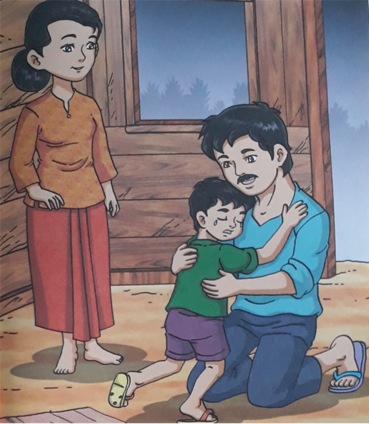 Detail Gambar Kartun Ayah Kerja Keras Nomer 20