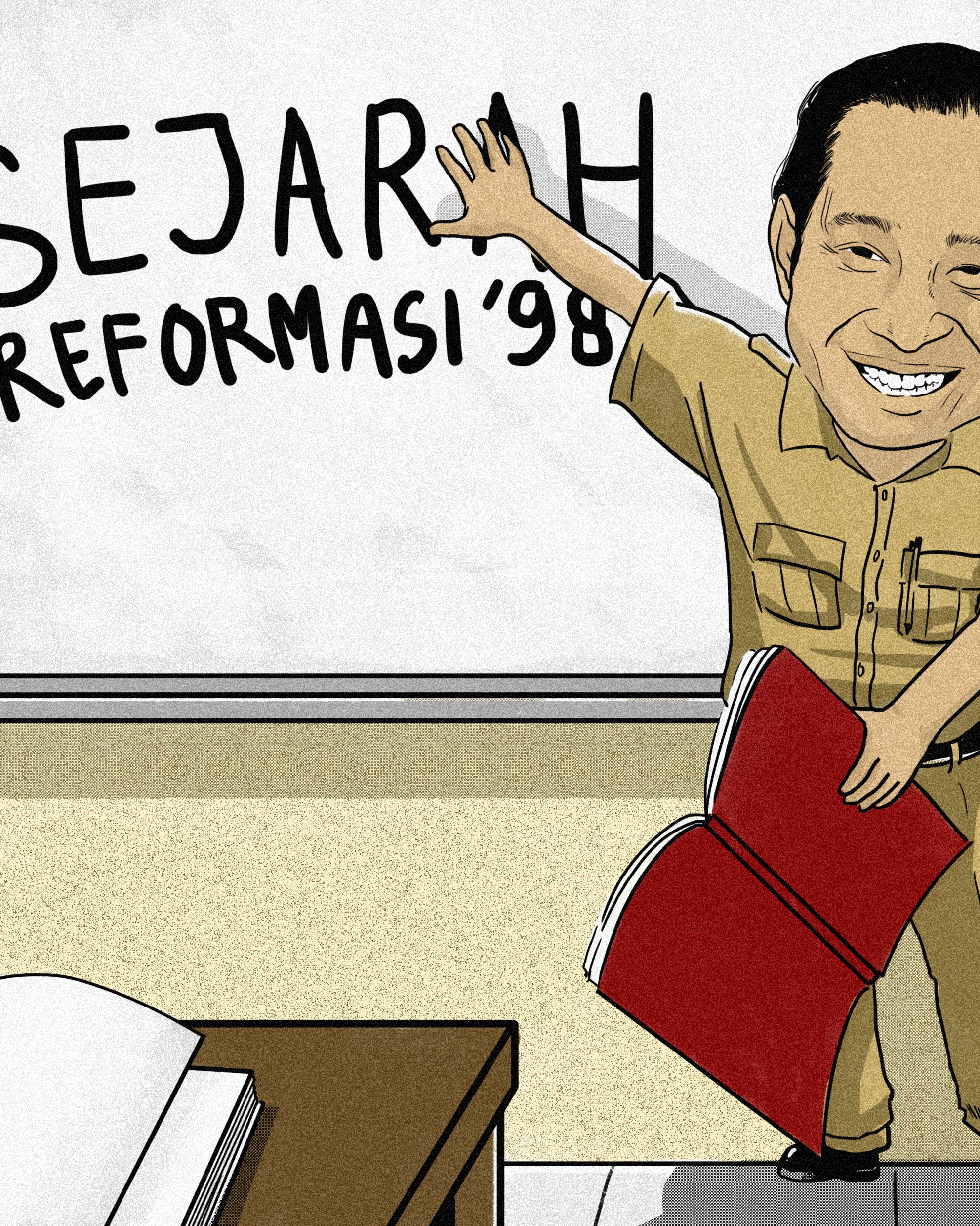 Detail Gambar Kartun Ayah Pergi Kantor Hitam Putih Nomer 33