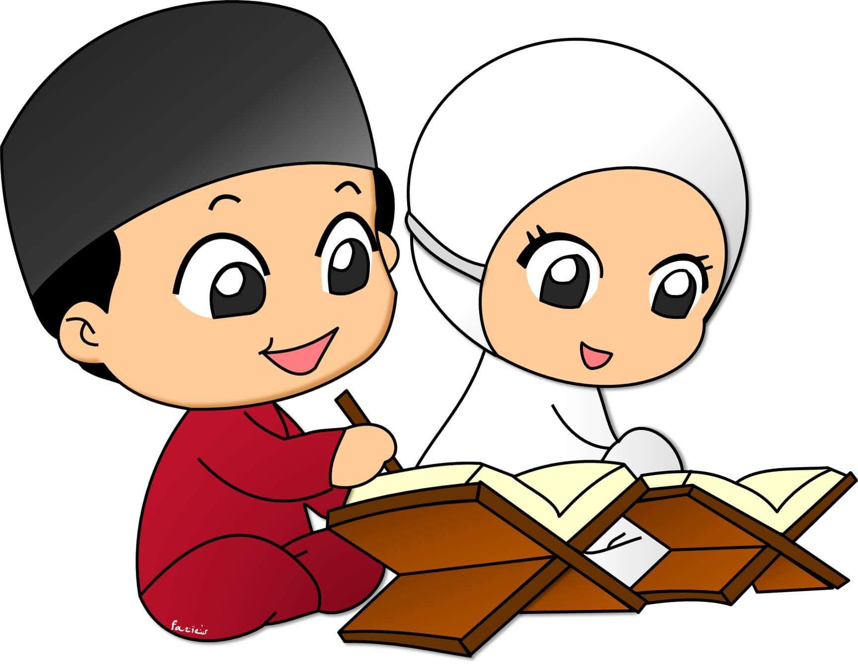 Gambar Kartun Baca Al Quran - KibrisPDR