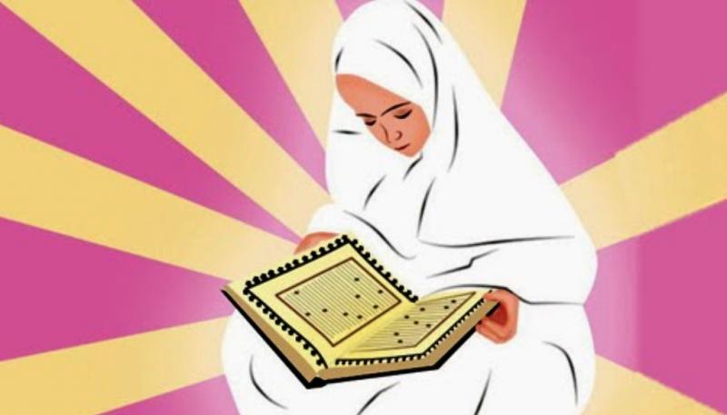 Detail Gambar Kartun Baca Al Quran Nomer 13