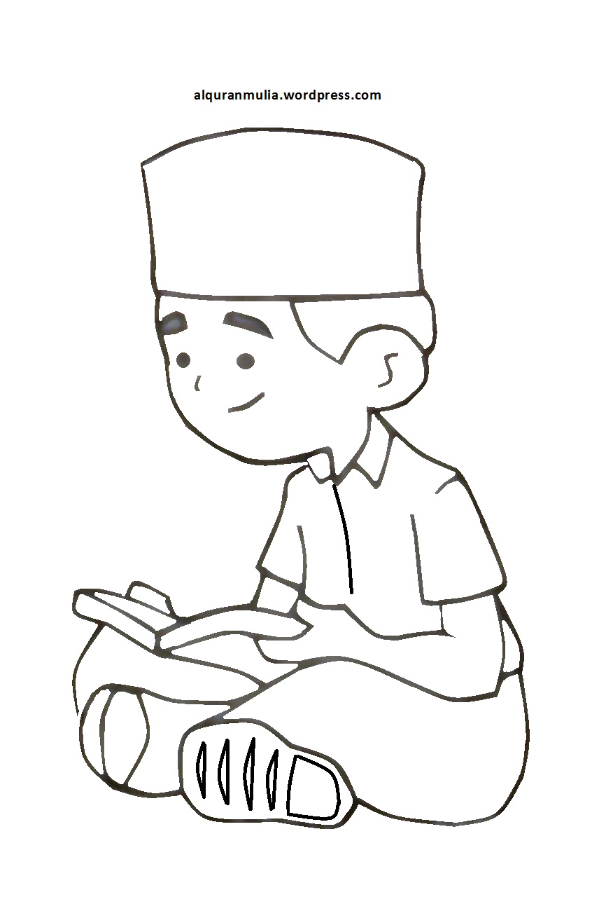 Detail Gambar Kartun Baca Al Quran Nomer 38