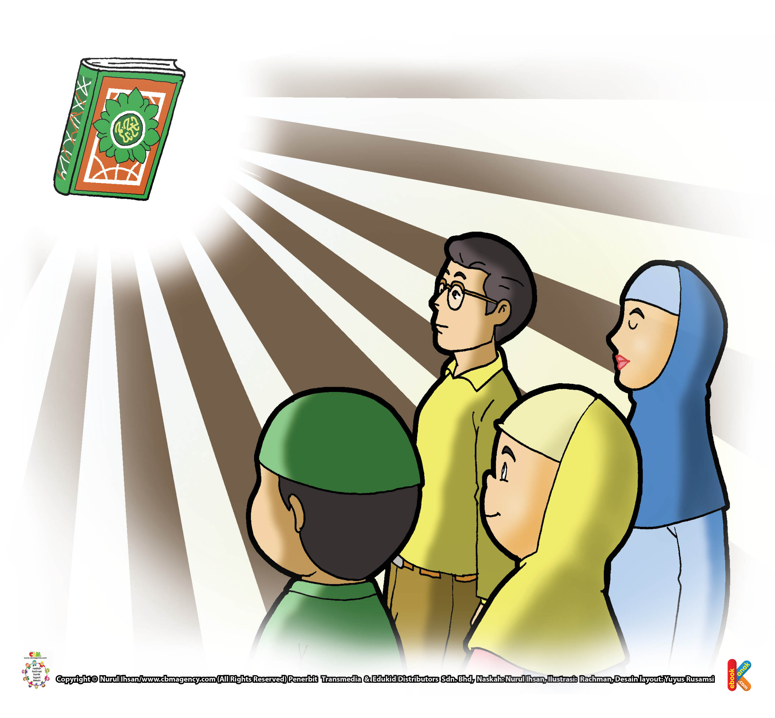 Detail Gambar Kartun Baca Al Quran Anak Nomer 50