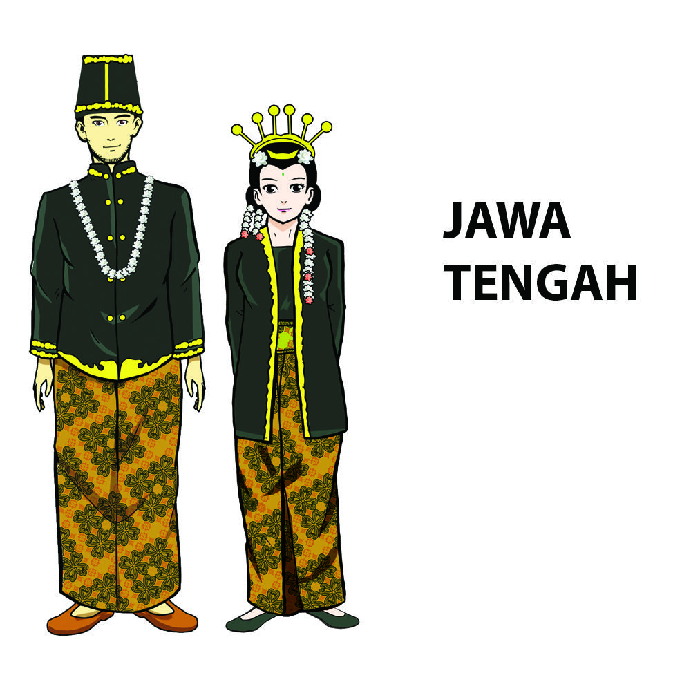 Detail Gambar Kartun Baju Adat Jawa Nomer 2