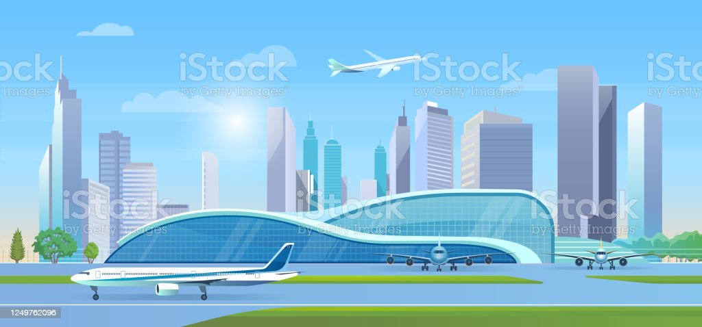 Detail Gambar Kartun Bangunan Bandara Nomer 7