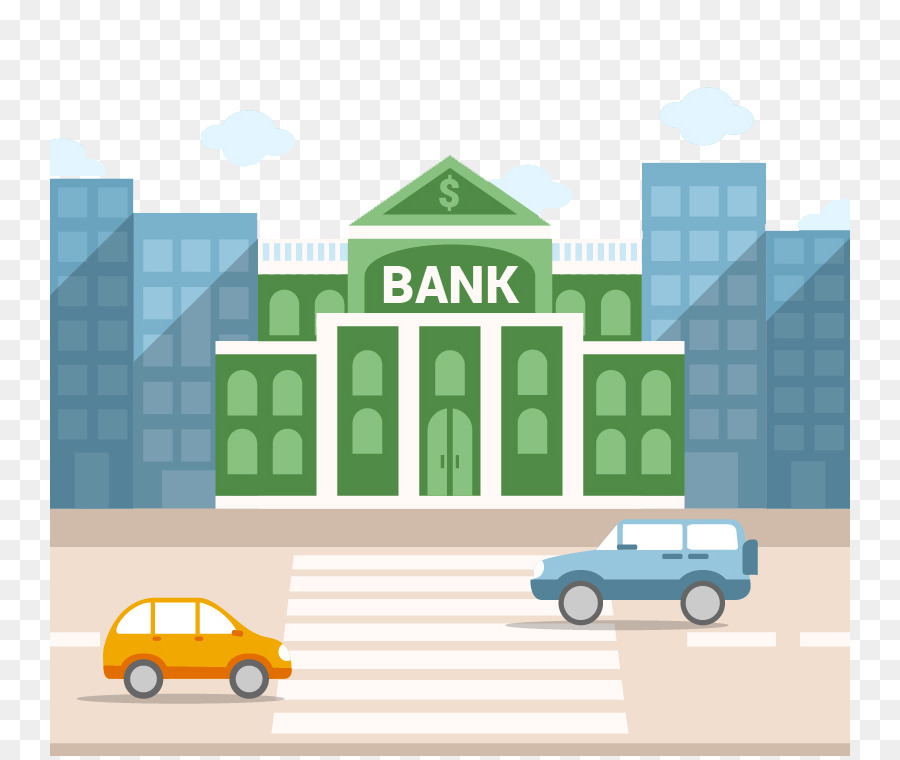 Download Gambar Kartun Bangunan Bank Nomer 1