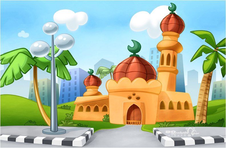 Gambar Kartun Bangunan Masjid - KibrisPDR