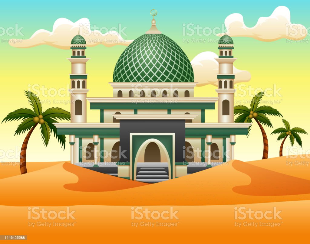 Detail Gambar Kartun Bangunan Masjid Nomer 5