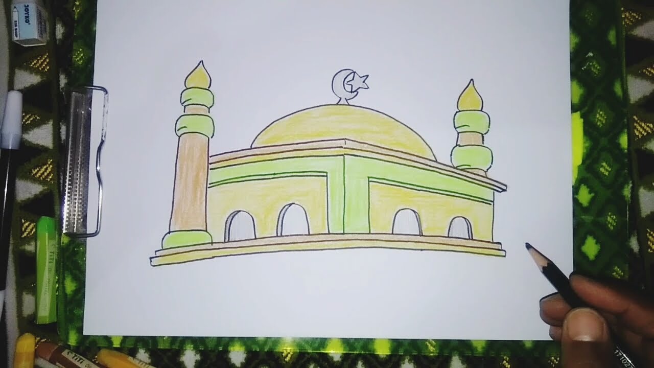 Detail Gambar Kartun Bangunan Masjid Nomer 39