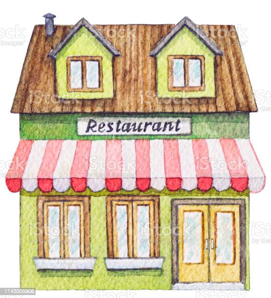 Gambar Kartun Bangunan Restoran - KibrisPDR