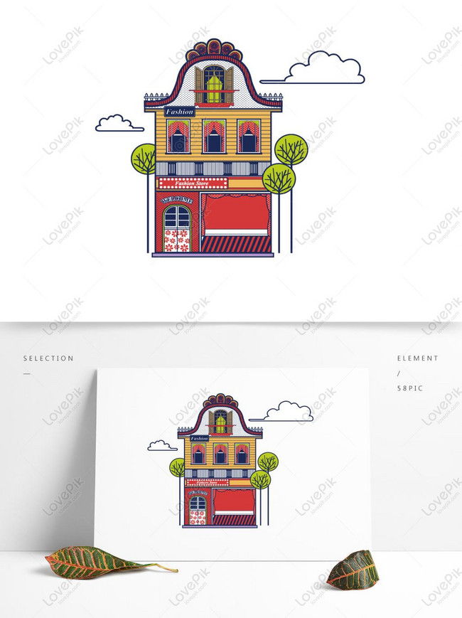 Detail Gambar Kartun Bangunan Restoran Nomer 17