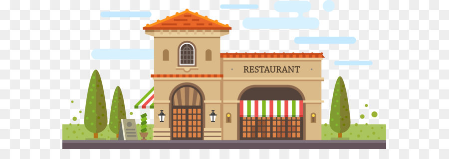 Detail Gambar Kartun Bangunan Restoran Nomer 19