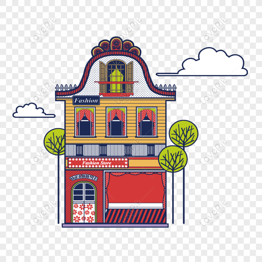 Detail Gambar Kartun Bangunan Restoran Nomer 5