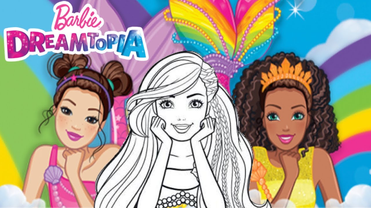 Detail Gambar Kartun Barbie Mewarnai Koleksi Nomer 47
