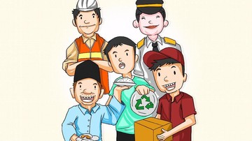 Detail Gambar Kartun Belajar Buruh Pabrik Nomer 30