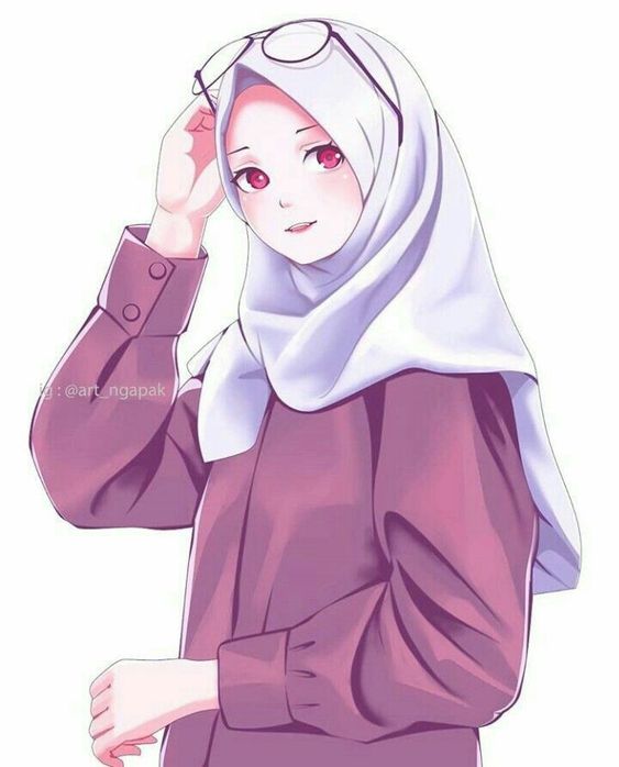 Detail Gambar Kartun Berhijab Dan Bercadar Nomer 50