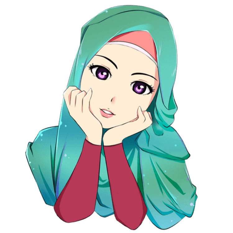 Detail Gambar Kartun Berhijab Lucu Nomer 11