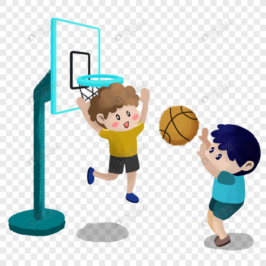 Detail Gambar Kartun Bermain Basket Nomer 18