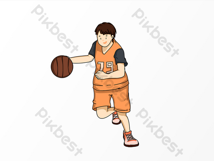 Detail Gambar Kartun Bermain Basket Nomer 40