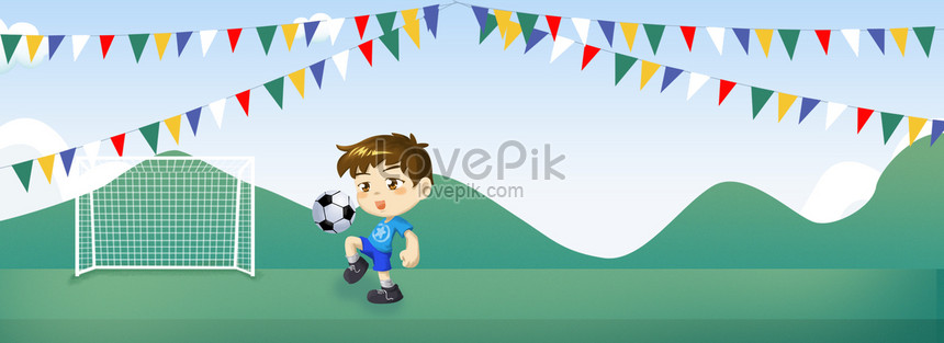 Detail Gambar Kartun Bermain Bola Di Sekolah Nomer 13