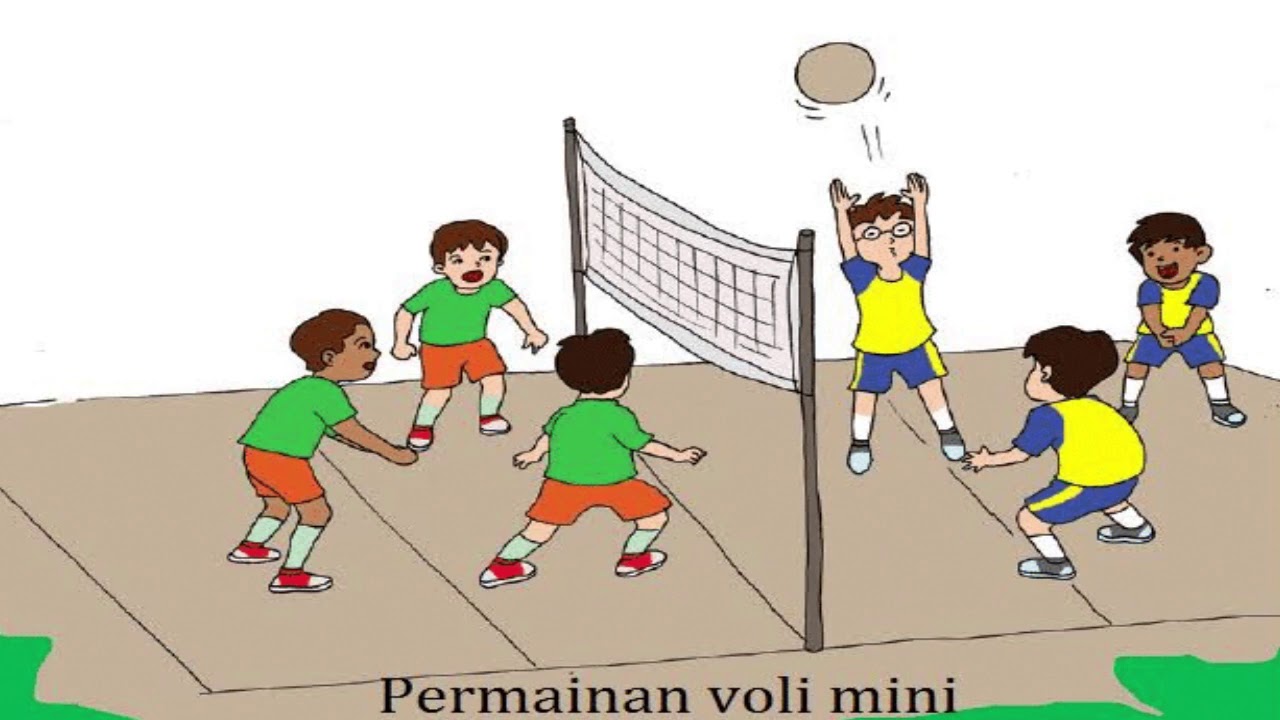 Detail Gambar Kartun Bermain Bola Di Sekolah Nomer 19