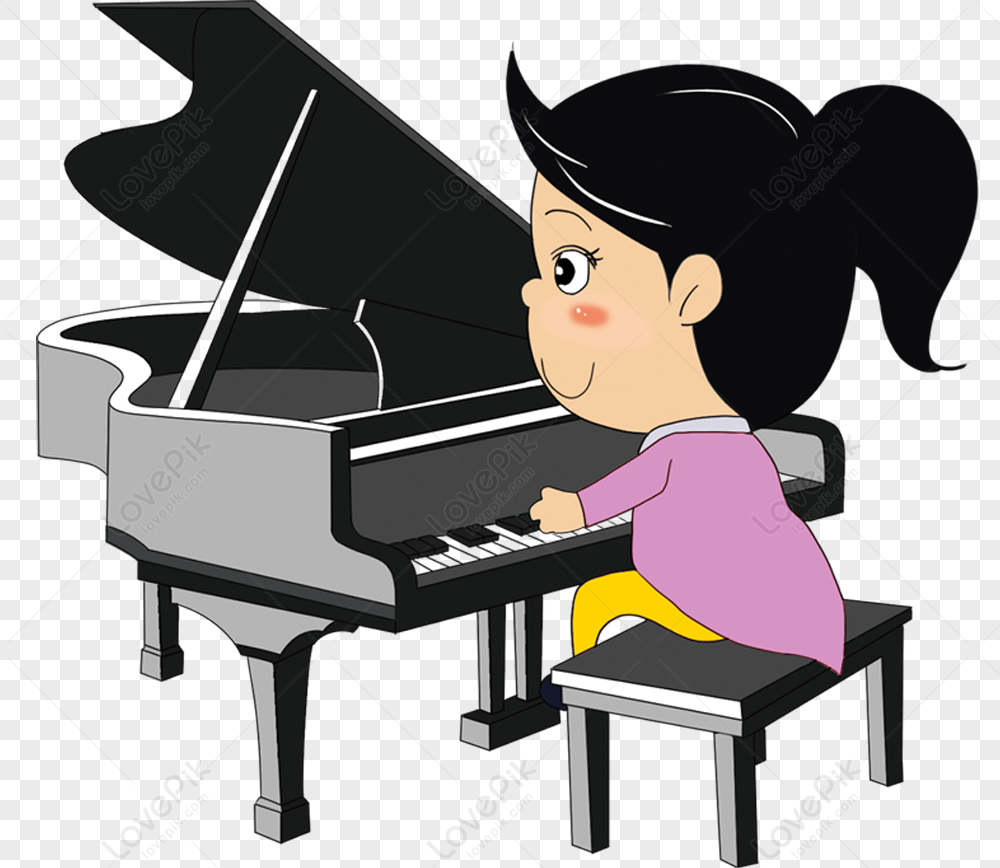 Detail Gambar Kartun Bermain Piano Nomer 22