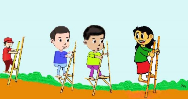 Detail Gambar Kartun Bermain Tradisional Nomer 14