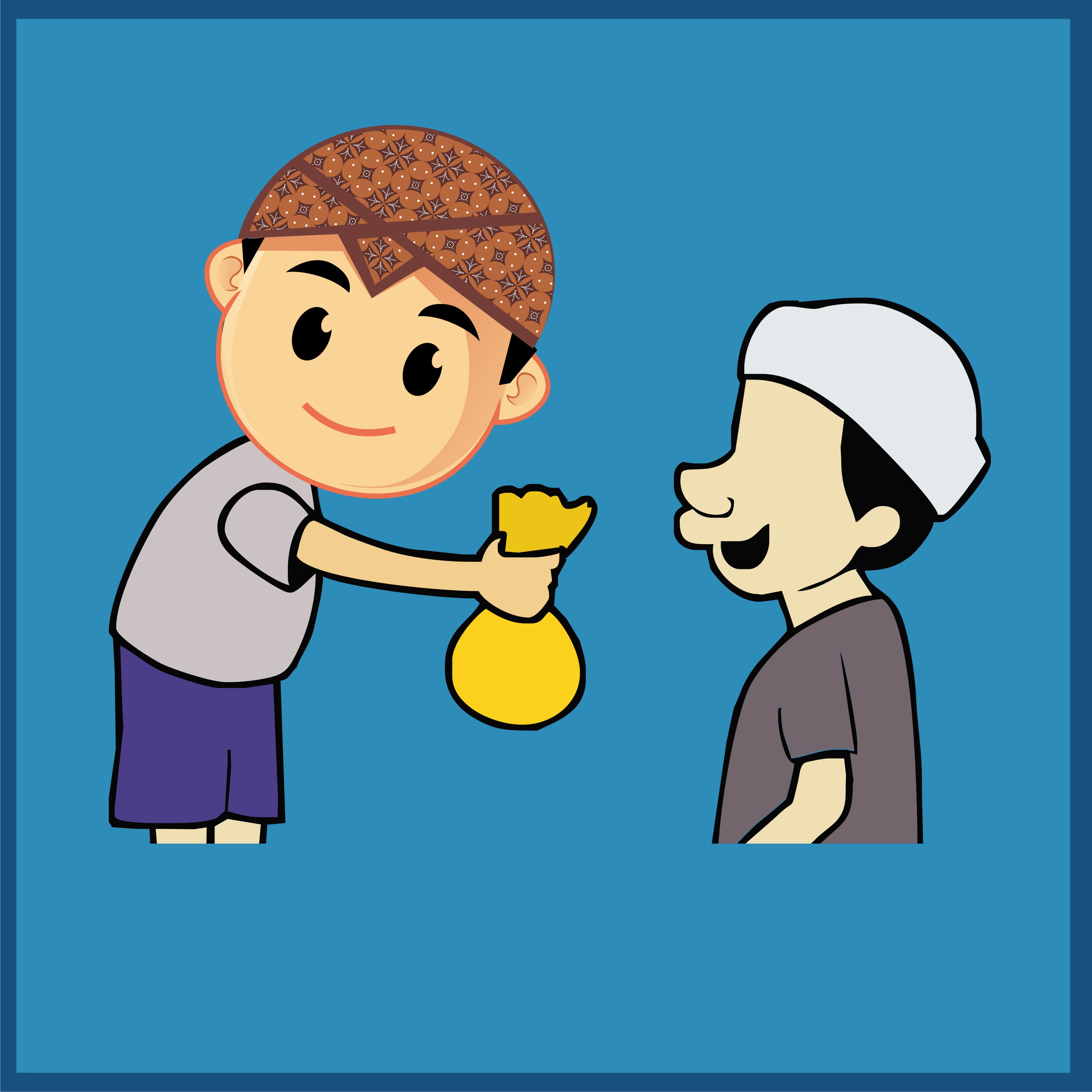Detail Gambar Kartun Bersedekah Nomer 5