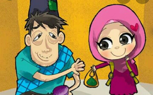 Detail Gambar Kartun Bersedekah Nomer 53