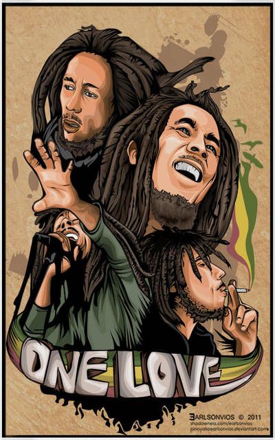 Detail Gambar Kartun Bob Marley Nomer 5