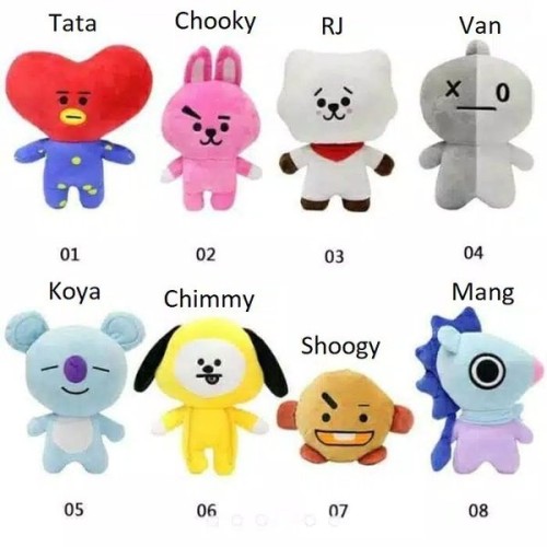 Detail Gambar Kartun Boneka Bts Nomer 5