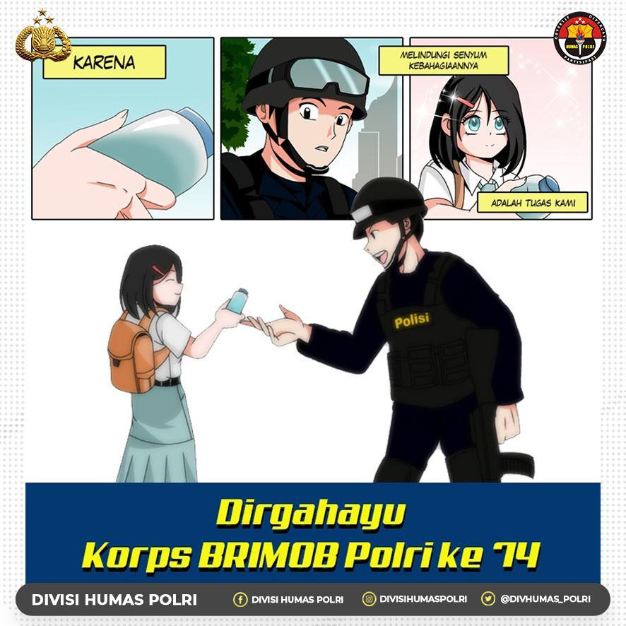 Detail Gambar Kartun Brimob Nomer 45