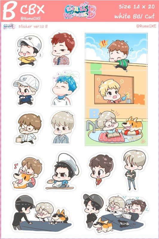 Download Gambar Kartun Bts Exo Sticker Hd Nomer 17