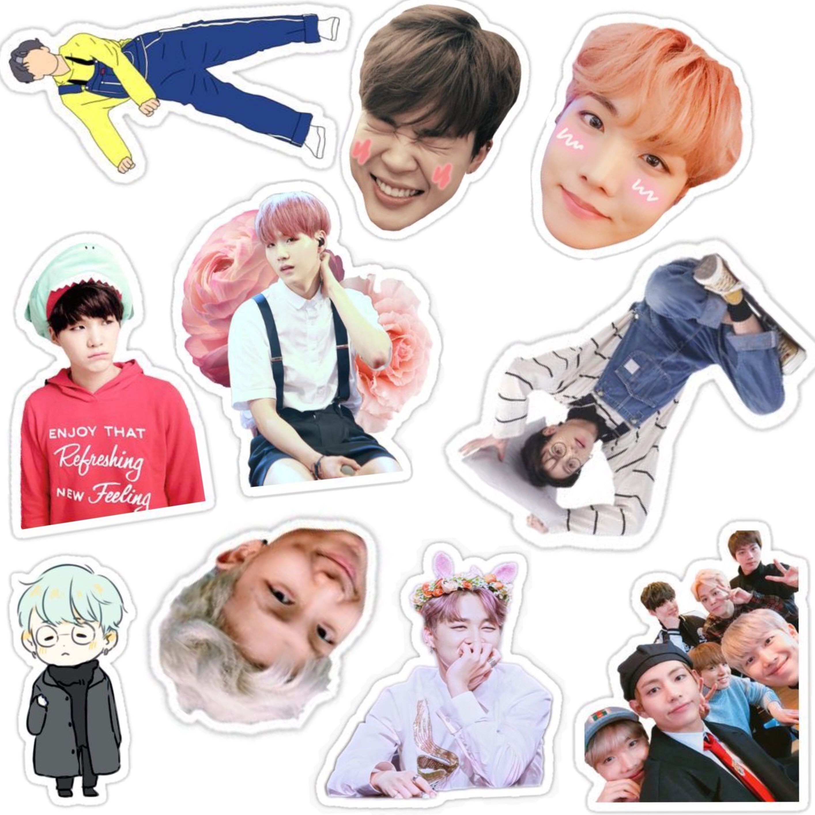 Detail Gambar Kartun Bts Exo Sticker Hd Nomer 28